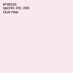 #F9E9EE - Fair Pink Color Image